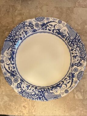 Pair of SPODE Brocato Dinner Plates